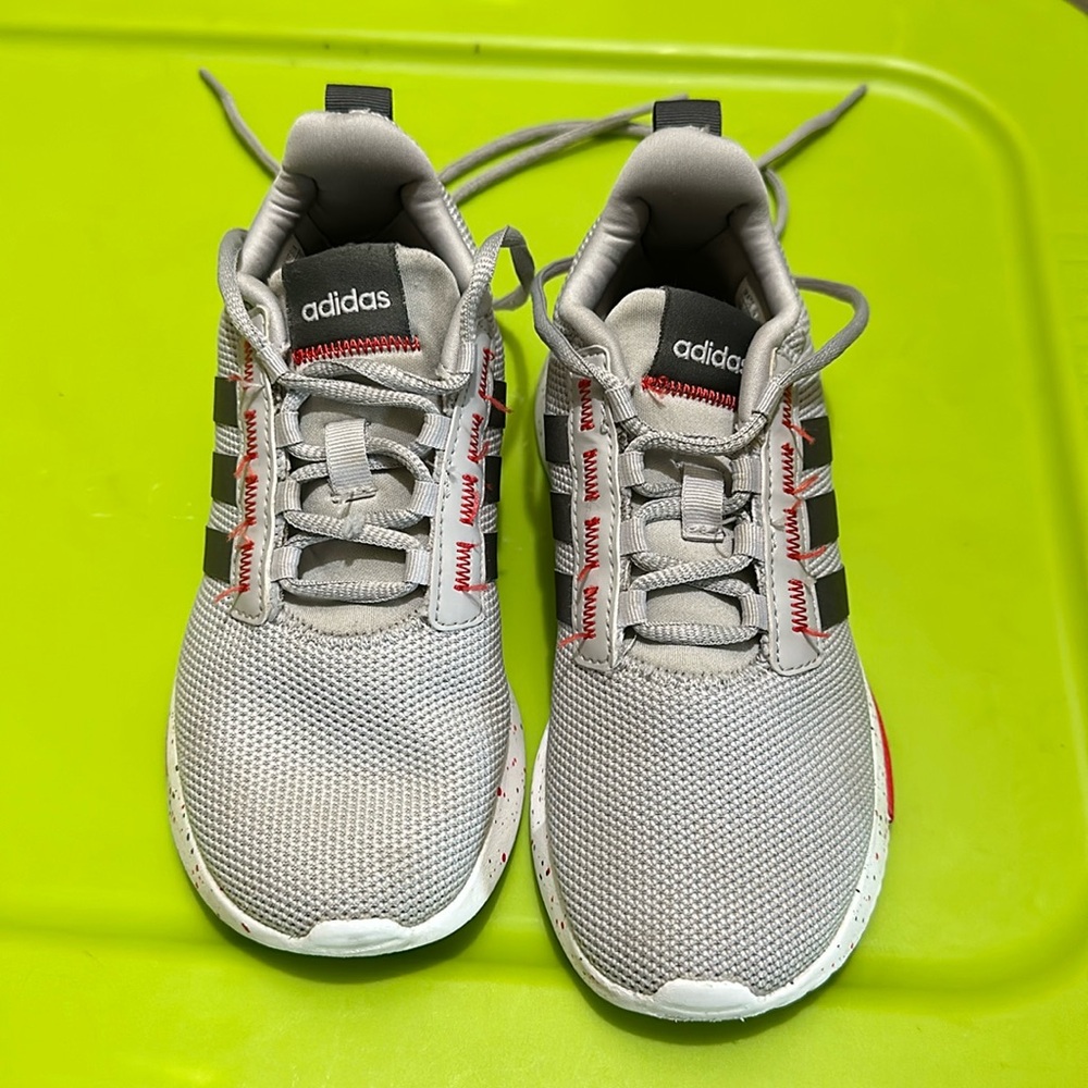 Youth size 2 Grey Adidas